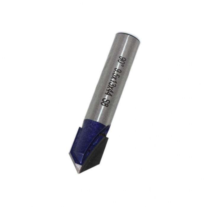 Фреза v-образная для гравировки 90° 9.5×13х44 S8 TRV9513908 Tapper
